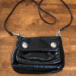 coach cross body patent leather bag
